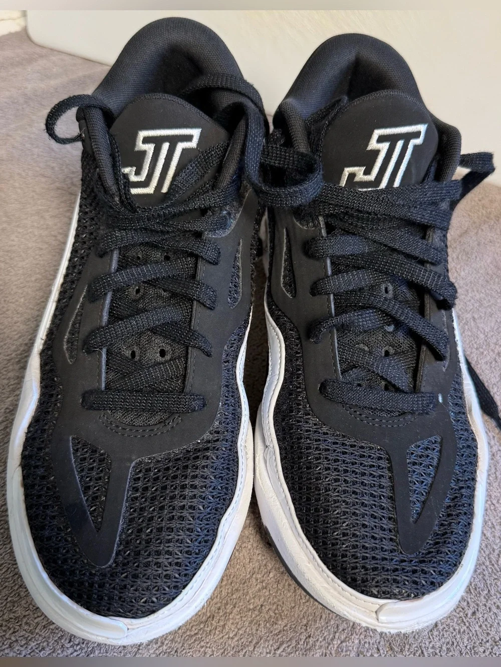 Jordan Black and White Kids Sneaker
